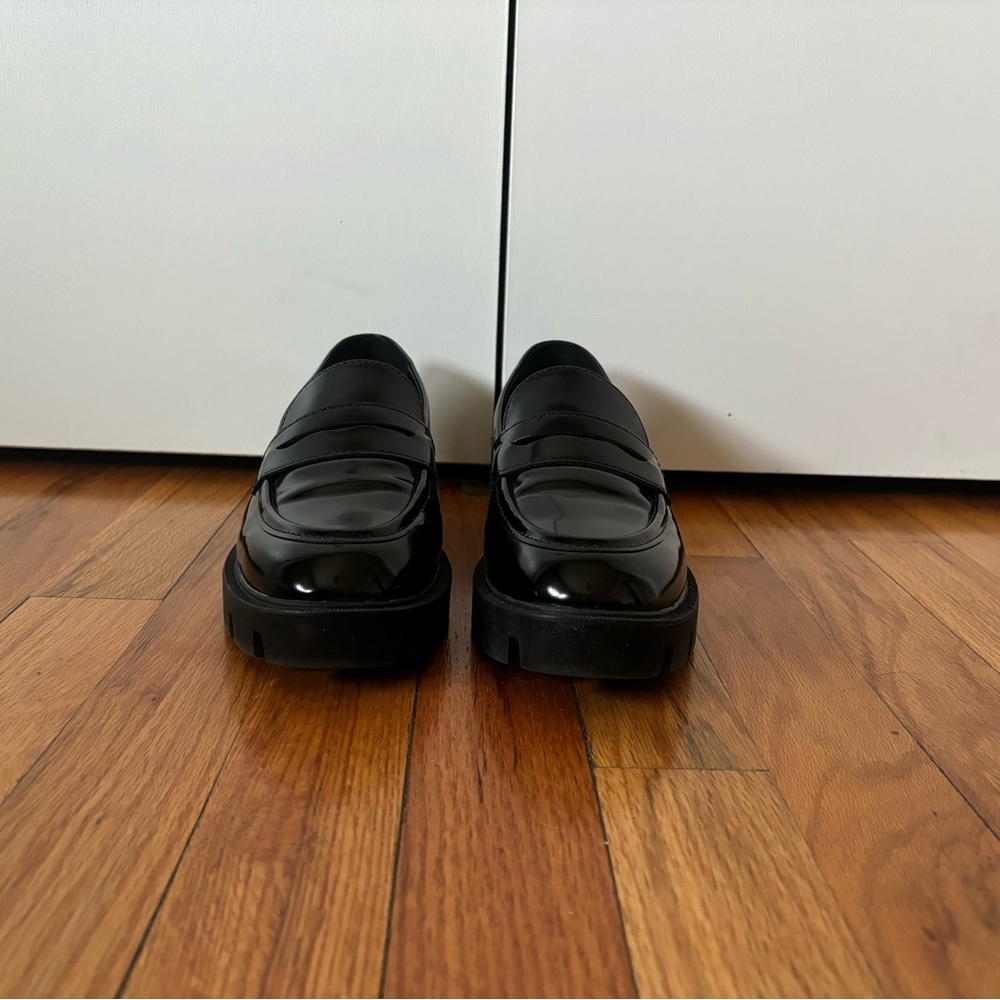 Black Patent Loafers